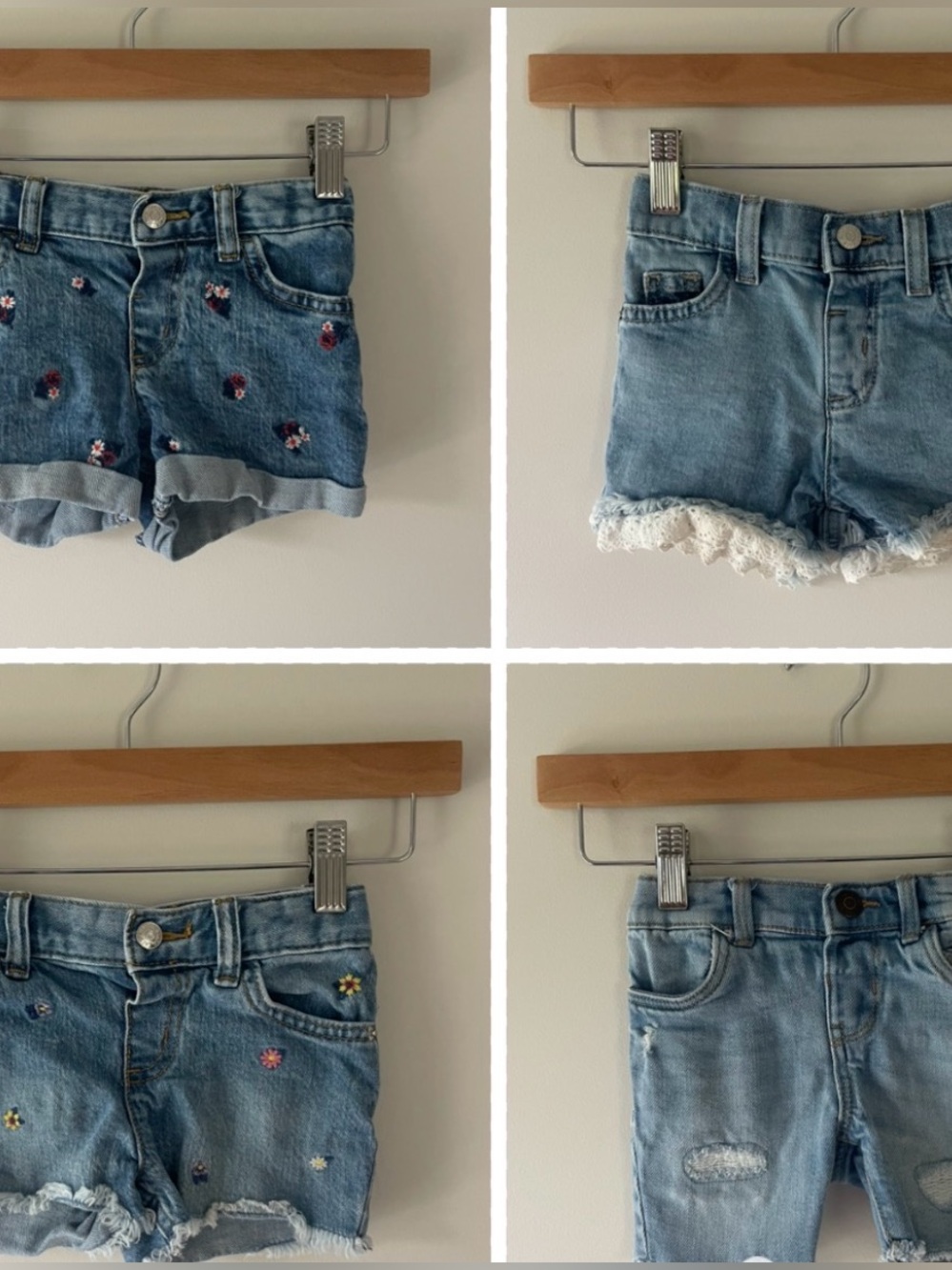 Toddler Girl’s Jean Shorts Lot (3T)